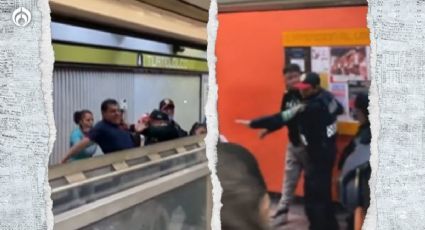 (VIDEO) Llévele la bonita trifulca en el Metro: vagoneros y policías se agarran a golpes