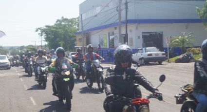 Motociclistas Unidos de Veracruz: "Alguien te espera en casa" realizan campaña de concientización