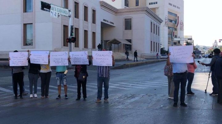 Protestan en el centro afectados por Aras