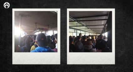 Metro CDMX... 'hasta el gorro': caos en Línea 9 por retrasos de 40 minutos (FOTOS)