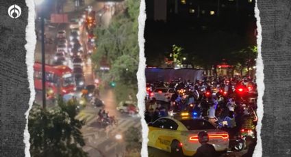 (VIDEO) Rodada del Terror... policial: mandan a 102 motos al corralón en Reforma