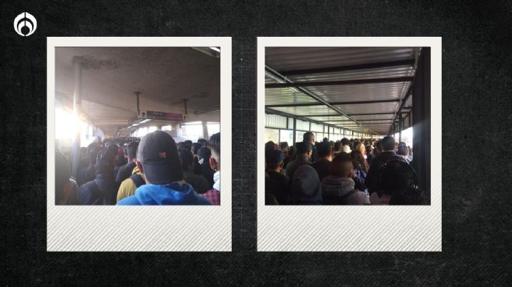 Metro CDMX... 'hasta el gorro': caos en Línea 9 por retrasos de 40 minutos (FOTOS)