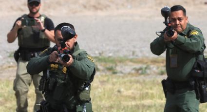 Patrulla fronteriza de EU dispara balas de goma a venezolanos que protestaban en el río Bravo