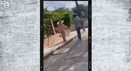 (VIDEO) Joven da golpiza a adulto mayor en Hidalgo por 'reto' con amigo