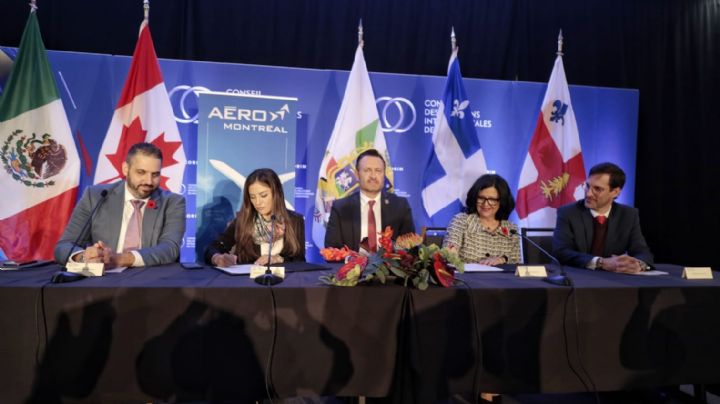 ¡A volar! Aeroclúster de Querétaro y Montreal acuerdan a colaboración tecnológica