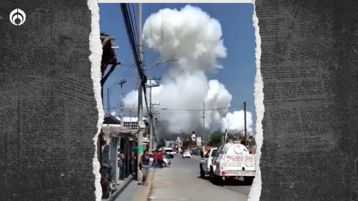 Tragedia en Edomex: (VIDEO) Explota taller de pirotecnia en Tultepec