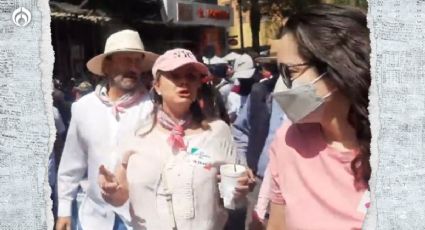 (VIDEO) Periodista acusa racismo y clasismo en su contra durante marcha del INE