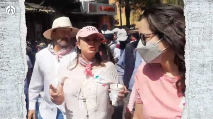 (VIDEO) Periodista acusa racismo y clasismo en su contra durante marcha del INE