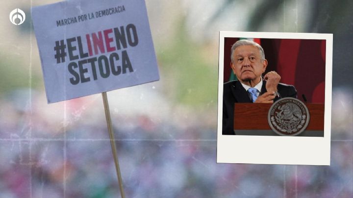 Marcha del INE fue un striptease político del conservadurismo, dice AMLO