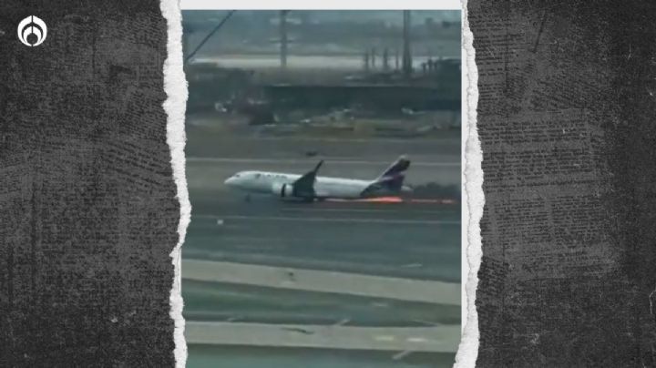 (VIDEO) Avión se incendia al aterrizar en aeropuerto de Lima, Perú