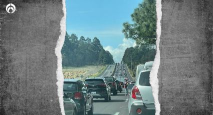 Megapuente: Carretera México-Puebla sufre inconvenientes