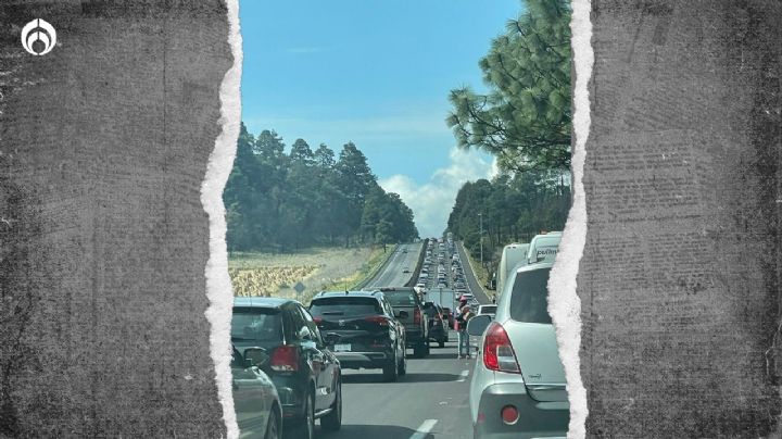 Megapuente: Carretera México-Puebla sufre inconvenientes