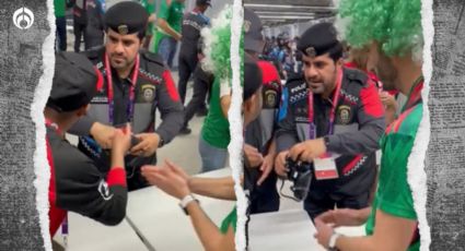 (VIDEO) Mexicano 'fracasa' en Qatar: intenta meter alcohol en "binoculares" y lo cachan