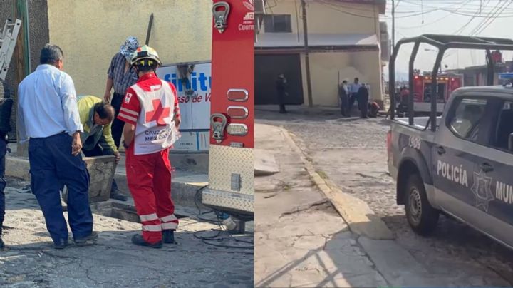 Hombre acusado de robo de cables queda atrapado en un pozo. Aquí la historia