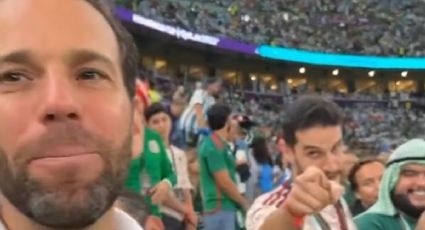 (Video) Poncho De Nigris casi se agarra a golpes con Adrián Marcelo en el México vs. Argentina