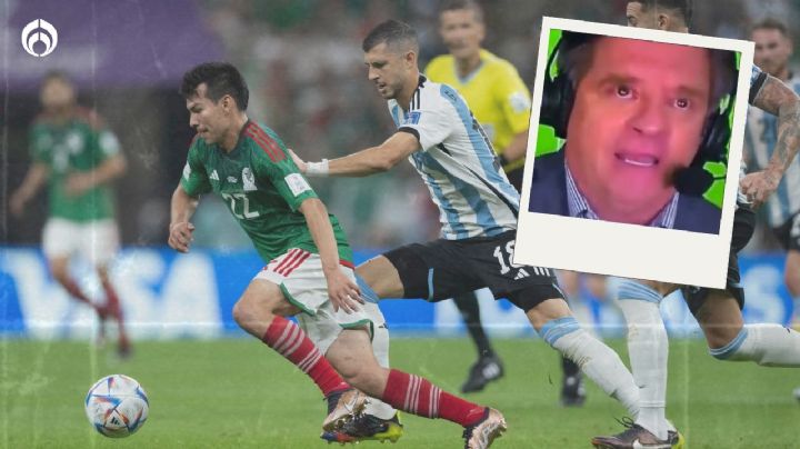 'Piojo' Herrera llora en vivo tras la derrota de México con Argentina (VIDEO)