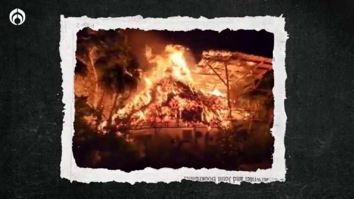 'Infierno' en Holbox: (VIDEO) Incendio devora el Hotel Tortugas en la isla de Quintana Roo