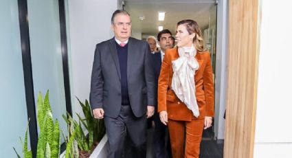 Canciller Marcelo Ebrard, inaugura la oficina de Relaciones Exteriores en el aeropuerto de Tijuana