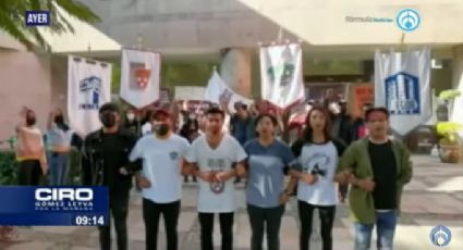 Alumnos del 'Poli' exigen hablar con el director y acusan represalias del IPN por 'manifestarse'