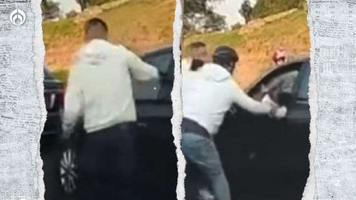 (VIDEO) Le rompen el vidrio, lo amenazan con pistola: asaltan a un conductor en GAM