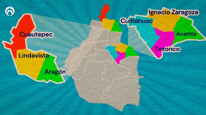 Iztapalapa... ¿del sur y del norte? Así se verá la CDMX si crean 7 alcaldías nuevas