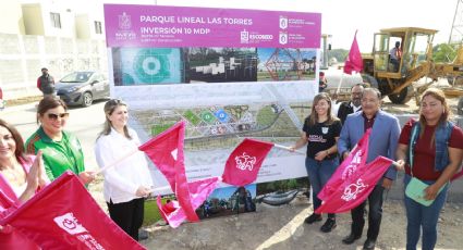 Arranca sexta etapa del Parque Lineal Las Torres en Escobedo NL