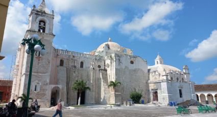 (FOTOS) Restauran la catedral de la virgen de la Candelaria en Tlacotalpan