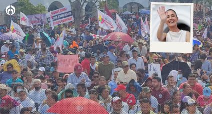 Sheinbaum visita Tabasco y recibe apoyo de más de 10 mil simpatizantes