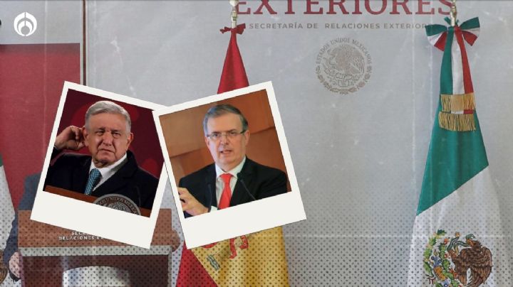 Ebrard 'canta victoria' por fin de pausa con España... y AMLO dice que siempre no