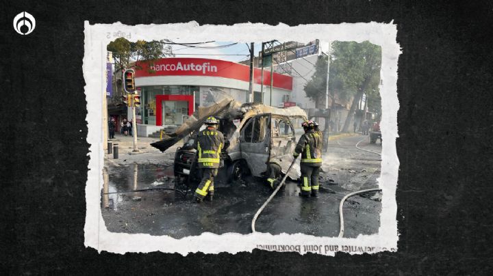 Ambulancia explota sobre avenida Revolución; no se reportan heridos