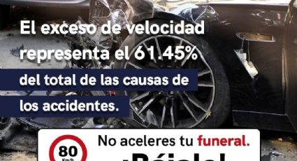 ¡Bájale a la velocidad! te advertirán antes de aplicarte foto multas vehiculares