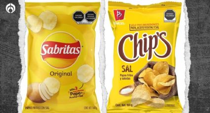 Sabritas vs. Chips: ¿Cuál bolsa tiene más papitas?