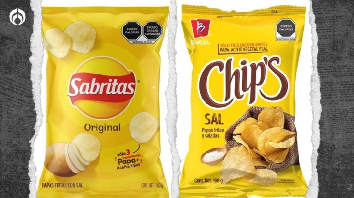 Sabritas vs. Chips: ¿Cuál bolsa tiene más papitas?