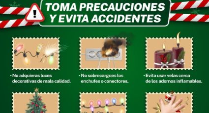 Emite protección civil estatal recomendaciones para la adecuada instalación de adornos navideños