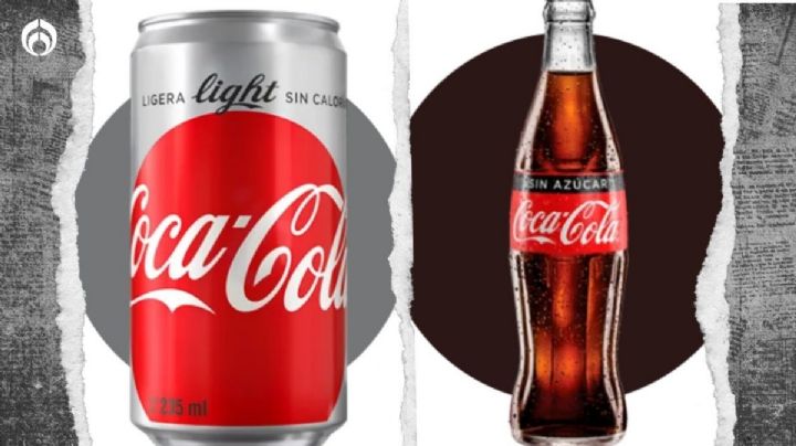 ¿Cuál es la diferencia entre Coca-Cola Light y Coca-Cola sin azúcar?