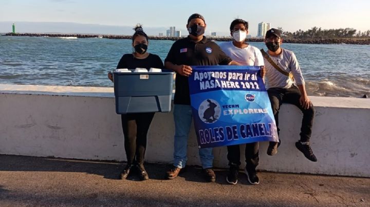 Estudiantes de Veracruz venden roles de canela para ir a la NASA