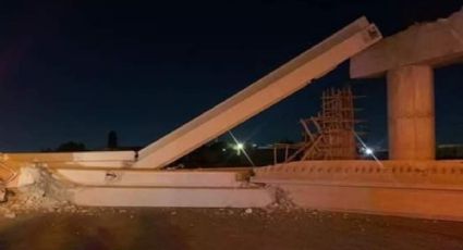 Colapsa estructura de puente en la autopista México-Pachuca