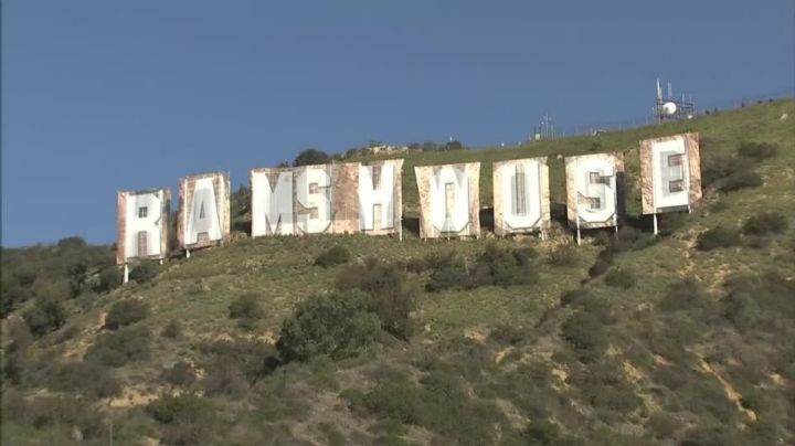 NFL: Letrero de Hollywood cambió nombre en honor a Los Angeles Rams