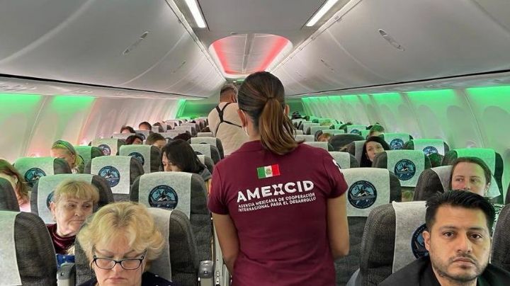 Rusia y Ucrania: ¡Ya viene! Segundo avión sale con 57 mexicanos, 5 extranjeros y 5 "lomitos" (FOTOS)