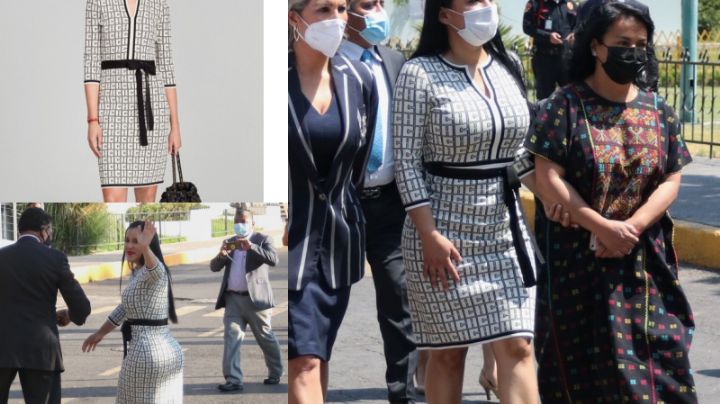 Sandra Cuevas: ¿Cuánto cuesta el lujoso vestido Carolina Herrera que vistió en la audiencia?