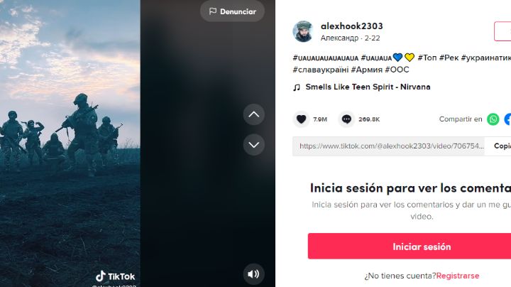 Rusia y Ucrania: Soldado ucraniano baila en TikTok para que su hija sepa que está bien (VIDEO)