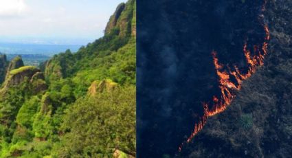 Tepoztlán, antes y después: así ha sido destrozado por incendio (FOTOS)