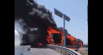 Camioneros levantan bloqueo en puente Reynosa-Pharr tras ataque a tráileres