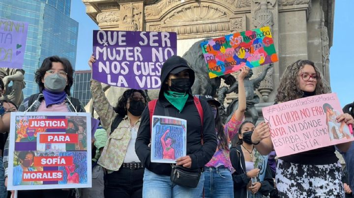 Feminicidio de Sofía Morales: Marchan en Reforma para exigir justicia