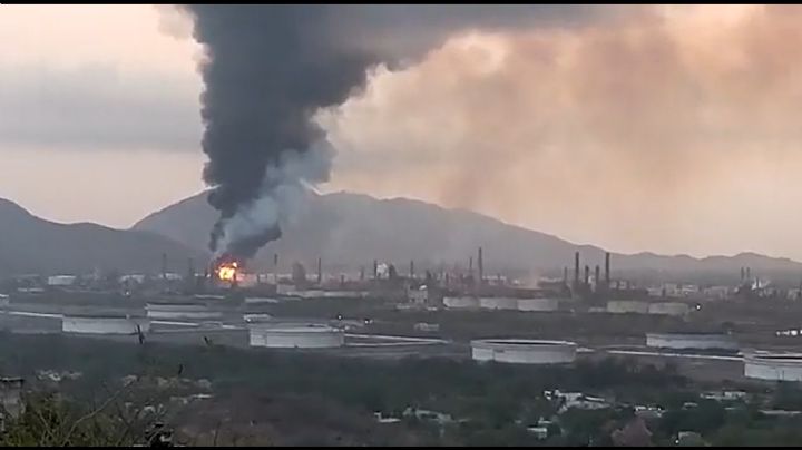 Se reactiva incendio en refinería de Pemex en Salina Cruz