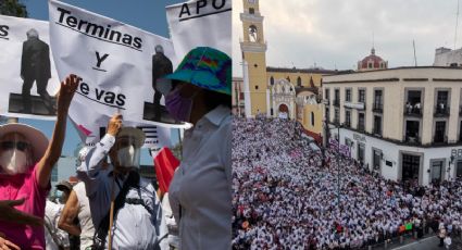 Revocación de mandato: marchan mexicanos a favor y en contra de AMLO (FOTOS)