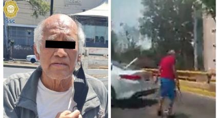 "Viejo loco" de Churubusco: policías hallan pistola a hijo de hombre que agredió a familia