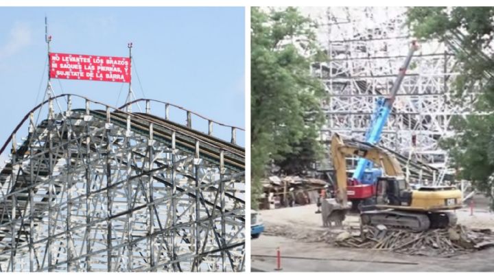 (FOTOS) Feria de Chapultepec: Antes y después, así se ve el 'adiós' a la Montaña Rusa