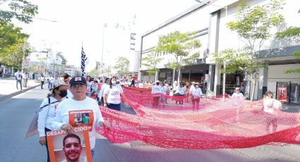 ¡Para ellas no hay celebración! Marchan madres de desaparecidos para visibilizar violencia.