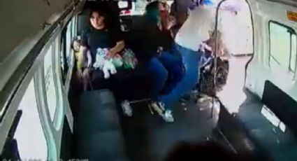 Final feliz: Agarran a hombres que robaron laptop a joven en combi en Ecatepec